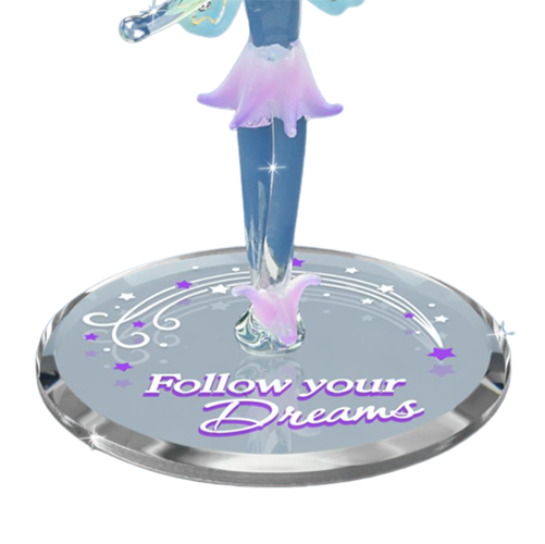 Glass Fairy Collectible Figurine Follow Your Dreams