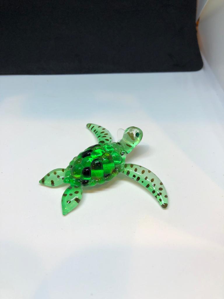 Glass Baron Sea Turtle Small Collectible Figurine