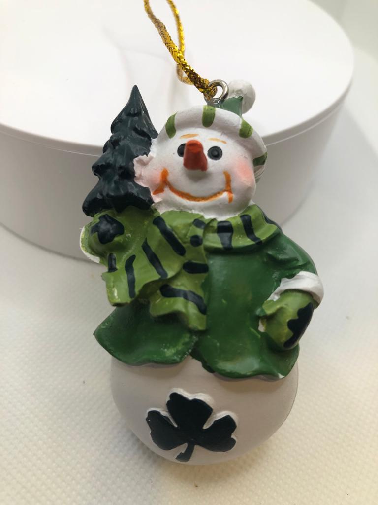 Irish Snowman Ornaments