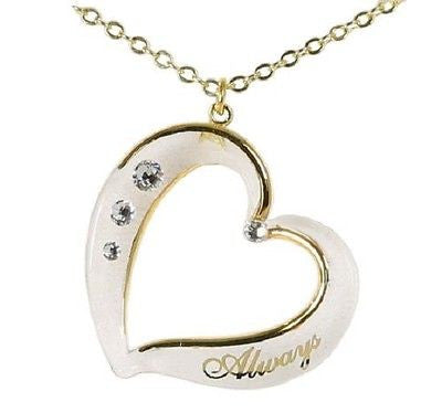 "Always" Crystal Heart Necklace