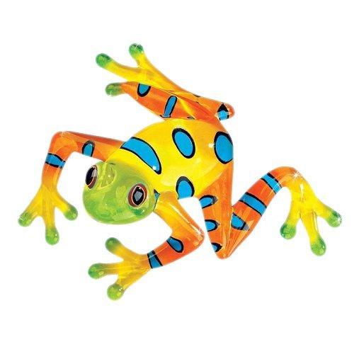 Glass Rain Forest Frog Collectible Handblown Figurine