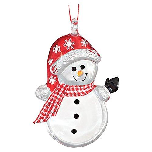 Glass Baron Snowman Buttons Collectible Ornament
