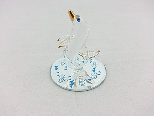 Glass Baron Playful Dolphin Figurine