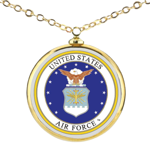 Glass Baron U.S. Air Force Necklace