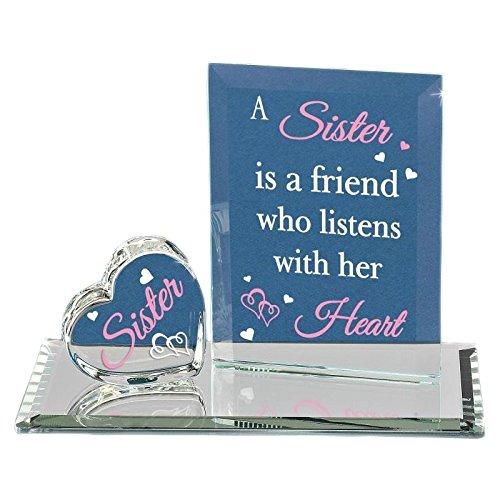 Sister Listens with Her Heart Glass Collectible Figurine