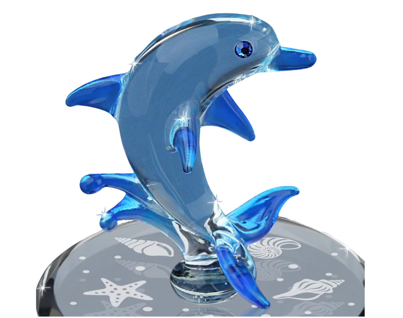Glass Dolphin Collectible Figurine