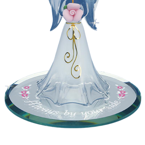 Glass Angel By Your Side Collectible Figurine