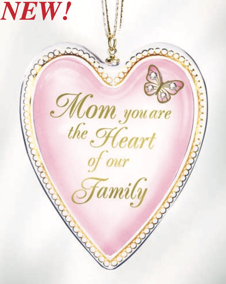 Mom, Heart of our Family Ornament