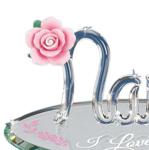 Glass Baron I Love You Nana Figurine ~ Perfect Grandmother Gift