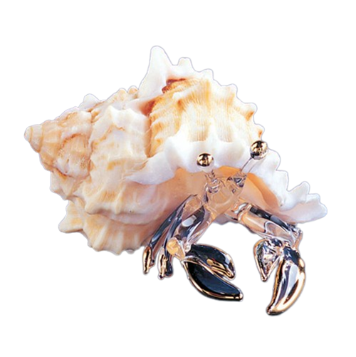 Glass Baron Hermit Crab Figurine
