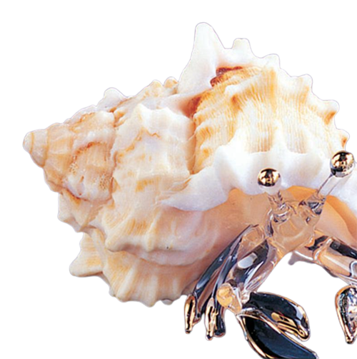 Glass Baron Hermit Crab Figurine